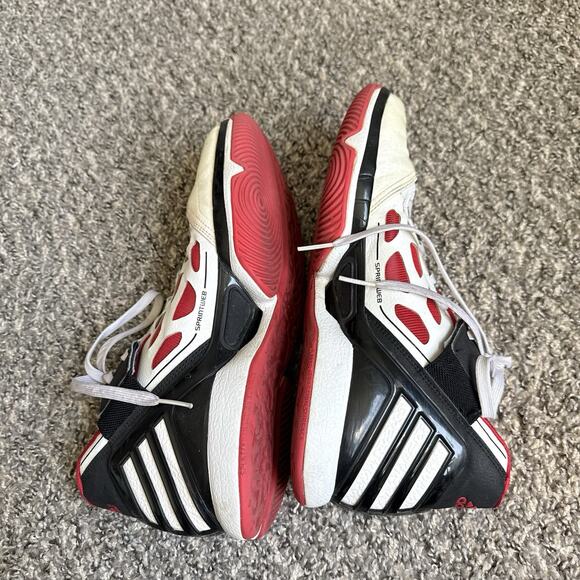 ADIDAS MENS SZ 11.5 ADIZERO DERRICK ROSE SPRINT WEB SHOES ALL FLIGHTS CANCELLED main image 6